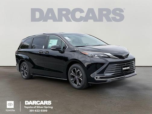 Midnight Black 2026 Toyota Sienna Platinum