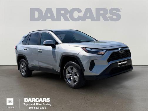 Silver Sky Metallic 2024 Toyota RAV4 Hybrid XLE