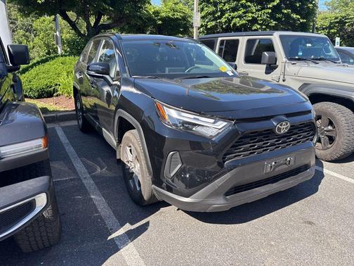 Midnight Black Metallic 2025 Toyota RAV4 Hybrid XLE