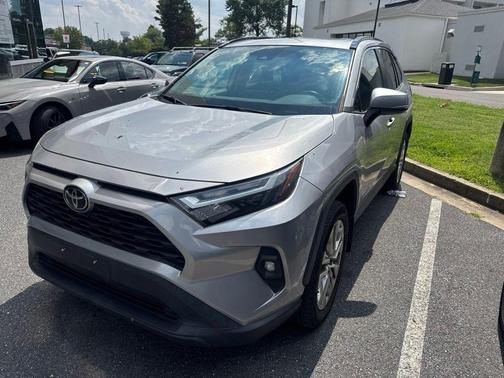 Silver Sky Metallic 2022 Toyota RAV4 XLE Premium