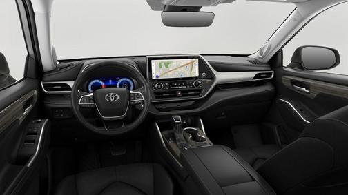 Midnight Black Metallic 2026 Toyota Highlander Limited