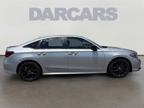 Solar Silver Metallic 2025 Honda Civic Sport
