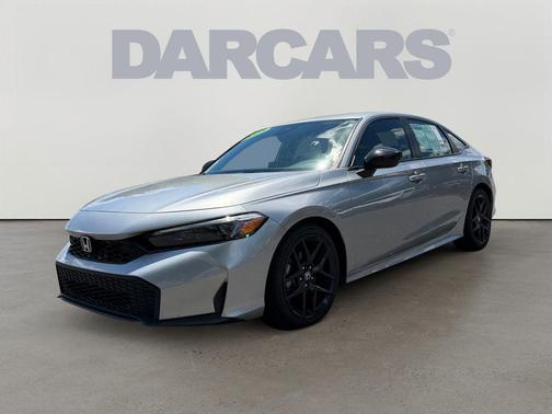 Solar Silver Metallic 2025 Honda Civic Sport