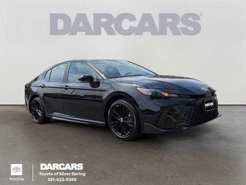 Midnight Black Metallic 2025 Toyota Camry SE