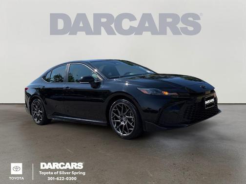 Midnight Black Metallic 2025 Toyota Camry SE
