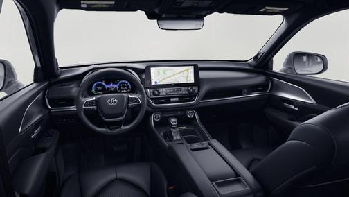 Midnight Black 2026 Toyota Highlander Hybrid Base