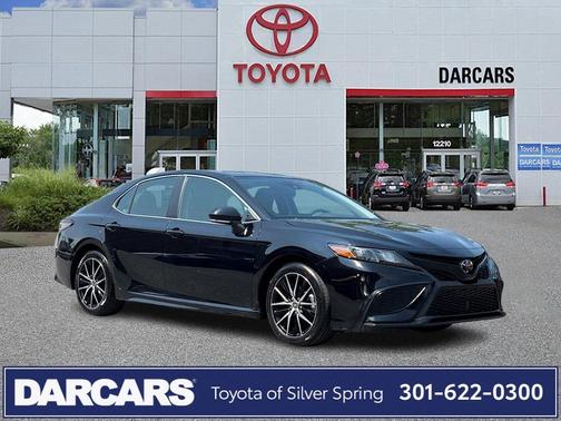 Midnight Black Metallic 2023 Toyota Camry SE