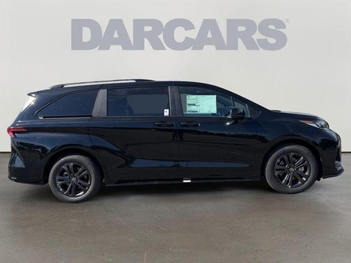 Midnight Black 2026 Toyota Sienna XSE 7 Passenger