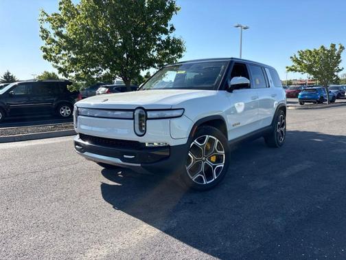 Glacier White 2022 Rivian R1S Launch Edition
