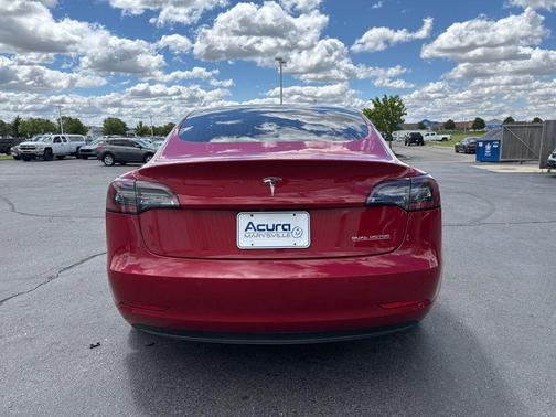 Maroon 2019 Tesla Model 3 Long Range