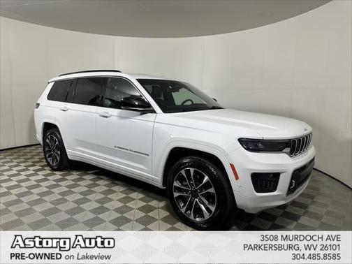 Bright White Clearcoat 2025 Jeep Grand Cherokee L Overland 4x4