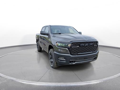Granite Crystal Metallic Clearcoat 2026 RAM 1500 Warlock 4x4 Crew Cab 5'7" Box
