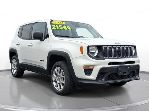 Alpine White Clearcoat 2023 Jeep Renegade Latitude 4x4