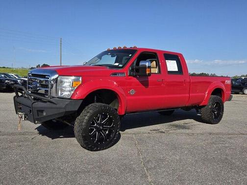 Vermillion Red 2014 Ford F-350 Lariat