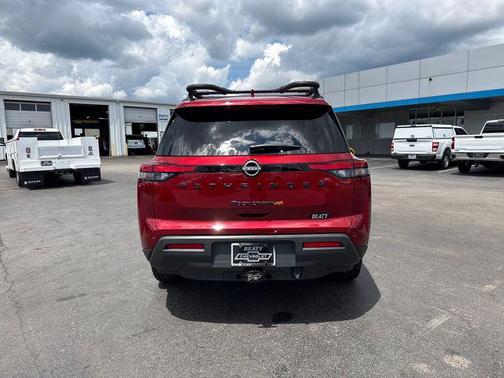 Scarlet Ember Tintcoat 2023 Nissan Pathfinder Rock Creek 4WD
