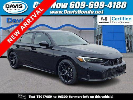 Crystal Black Pearl 2026 Honda Civic Sport