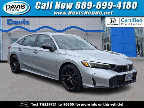 Solar Silver Metallic 2026 Honda Civic Sport