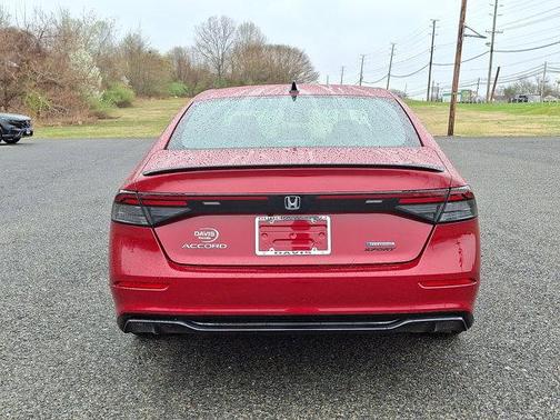 Radiant Red Metallic 2025 Honda Accord Hybrid Sport-L