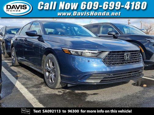 Canyon River Blue Metallic 2025 Honda Accord Hybrid EX-L Sedan
