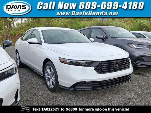 Platinum White Pearl 2026 Honda Accord LX 1.5T