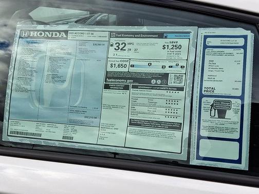 2025 Honda Accord Sport SE 1.5T