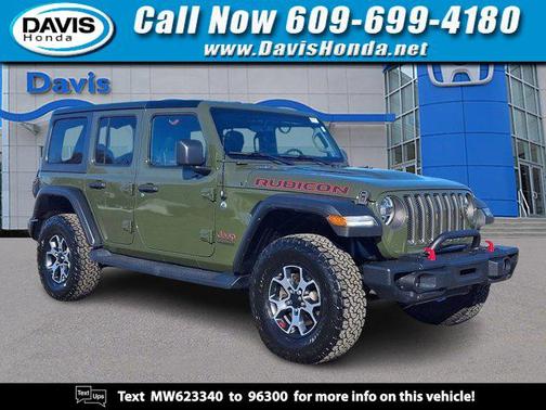 Sarge Green Clearcoat 2021 Jeep Wrangler Unlimited Rubicon SUV