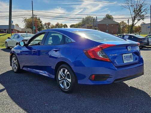 Blue 2018 Honda Civic LX