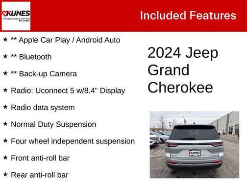 Silver Zynith 2024 Jeep Grand Cherokee Laredo