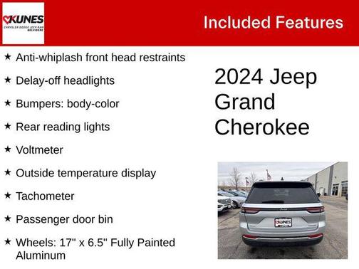 Silver Zynith 2024 Jeep Grand Cherokee Laredo