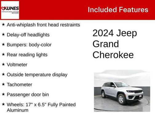 Silver Zynith 2024 Jeep Grand Cherokee Laredo