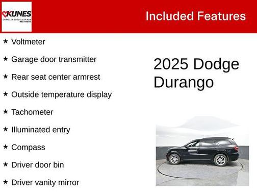 DB Black Crystal Clearcoat 2025 Dodge Durango R/T