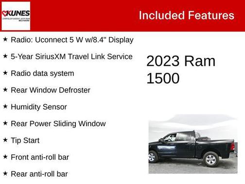 Diamond Black Crystal Pearlcoat 2023 RAM 1500 Classic SLT