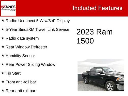 Diamond Black Crystal Pearlcoat 2023 RAM 1500 Classic SLT
