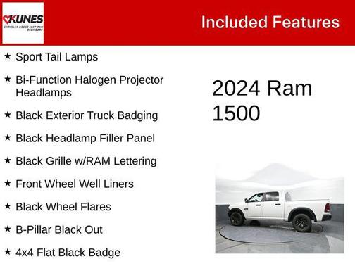 2024 RAM 1500 Classic Warlock Crew Cab 4x4 5'7' Box