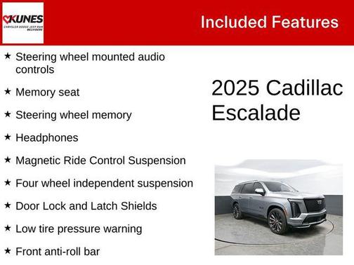 Argent Silver Metallic 2025 Cadillac Escalade V-Series