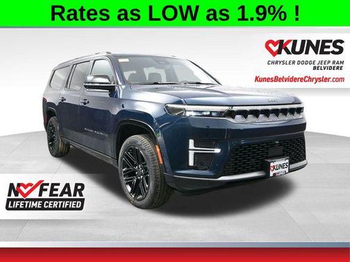 Fathom Blue Pearlcoat 2026 Jeep Grand Wagoneer L Limited Reserve 4x4