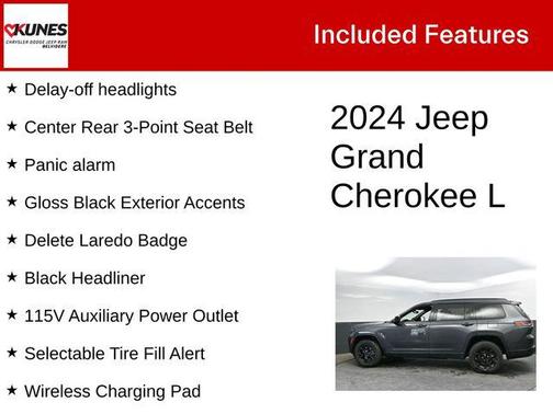 Baltic Gray Metallic Clearcoat 2024 Jeep Grand Cherokee L Altitude