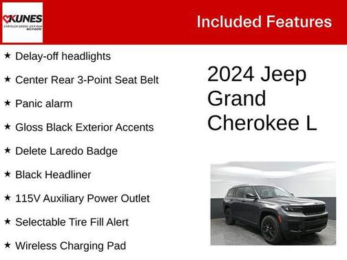 Baltic Gray Metallic Clearcoat 2024 Jeep Grand Cherokee L Altitude