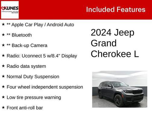 Baltic Gray Metallic Clearcoat 2024 Jeep Grand Cherokee L Altitude
