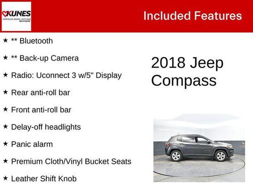 Granite Crystal Metallic Clearcoat 2018 Jeep Compass Latitude