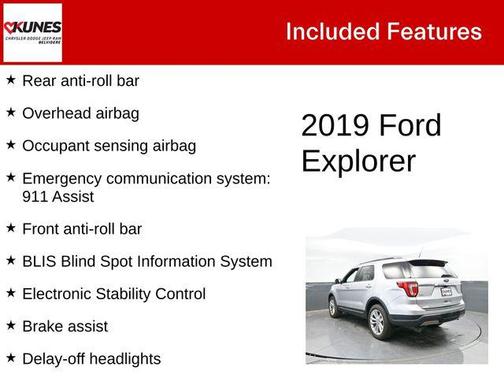 Ingot Silver 2019 Ford Explorer XLT