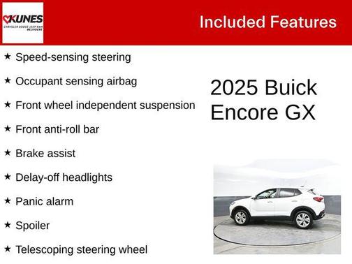 Summit White 2025 Buick Encore GX Preferred