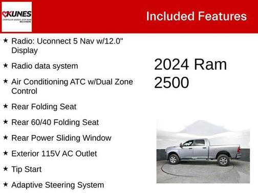 Billet Silver Metallic Clearcoat 2024 RAM 2500 Big Horn Crew Cab 4x4 6'4' Box