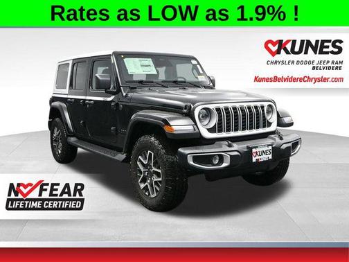 black clearcoat 2026 Jeep Wrangler 4-Door Sahara 4x4