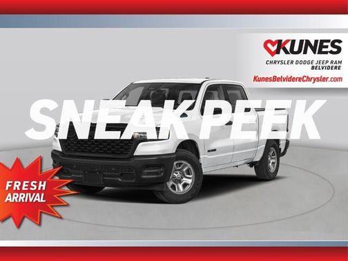 Bright White Clearcoat 2026 RAM 1500 Warlock Crew Cab 4x4 5'7' Box