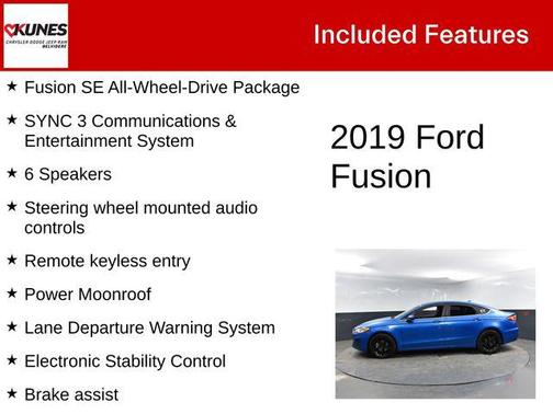 2019 Ford Fusion SE