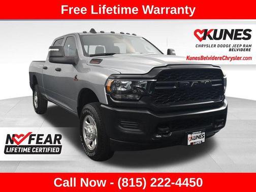 Billet Silver Metallic Clearcoat 2024 RAM 3500 Tradesman Crew Cab 4x4 6'4' Box