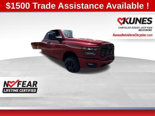 Molten Red Pearlcoat 2026 RAM 2500 Black Express Crew Cab 4x4 6'4' Box
