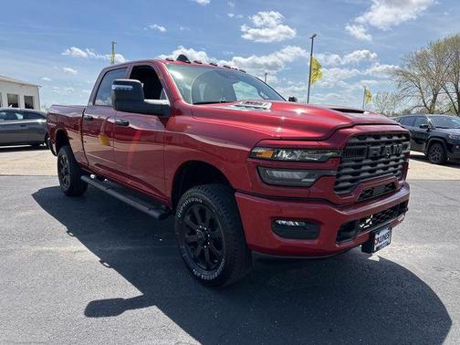 Molten Red Pearlcoat 2026 RAM 2500 Black Express Crew Cab 4x4 6'4' Box