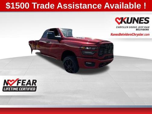 Molten Red Pearlcoat 2026 RAM 2500 Black Express Crew Cab 4x4 6'4' Box